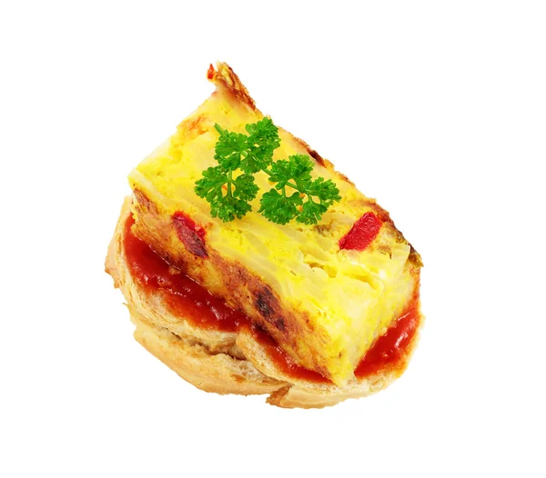 Appetizer of spanish omelet — Stock Photo, Image