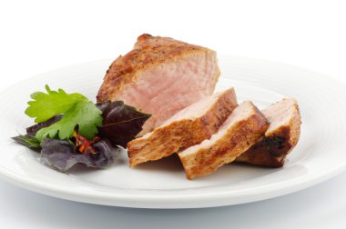 Spicy roast pork clipart