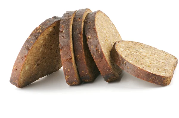 Kahverengi ekmek dilimleri — Stok fotoğraf