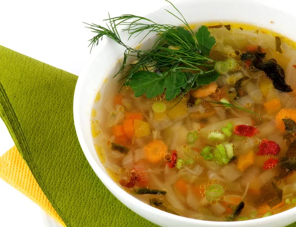 野菜スープの器 — ストック写真