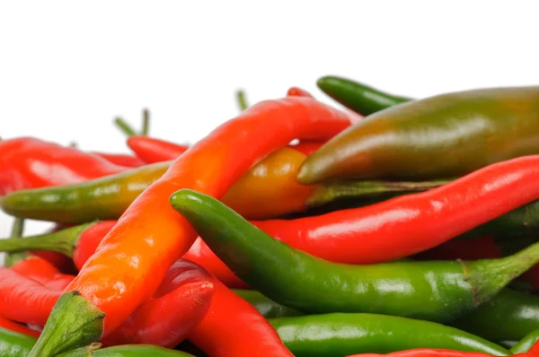 Arrangement of Chili peppers — Stock Photo, Image