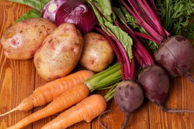 Raw Organic Vegetables clipart