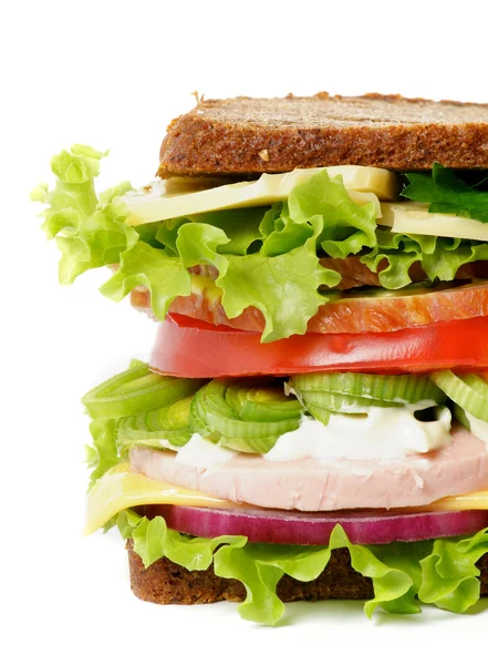 Смачний обід сендвіч — стокове фото