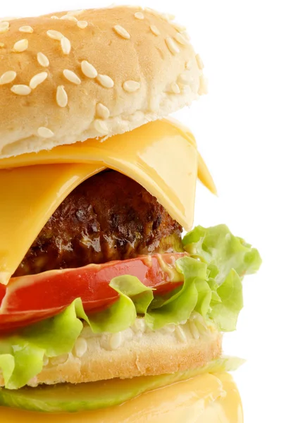 Sabrosa hamburguesa con queso —  Fotos de Stock