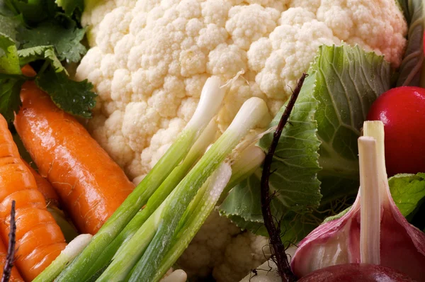 生野菜の背景 — ストック写真