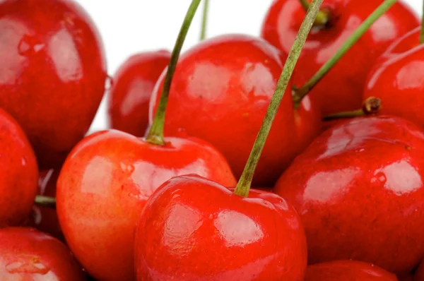 Fresh Ripe Cherry Closeup — Stock Photo, Image