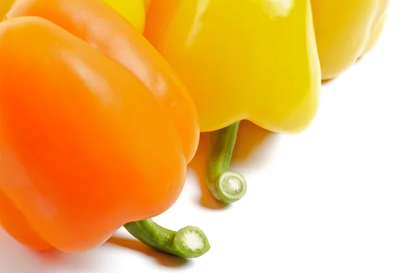 Yellow and Orange Bell Peppers — Stock Photo, Image