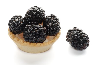 Cracker with Blackberries