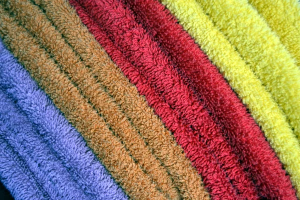 Colors towels Royalty Free Stock Images