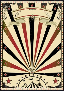 Circus vintage sunbeams clipart