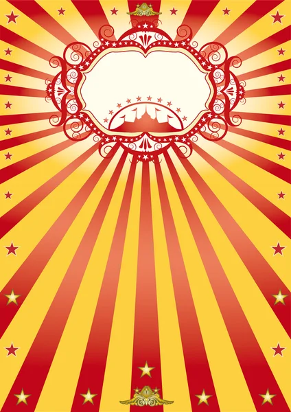 Frame circus poster — Stockvector