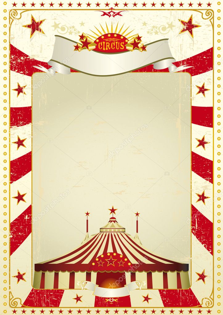 Used poster circus