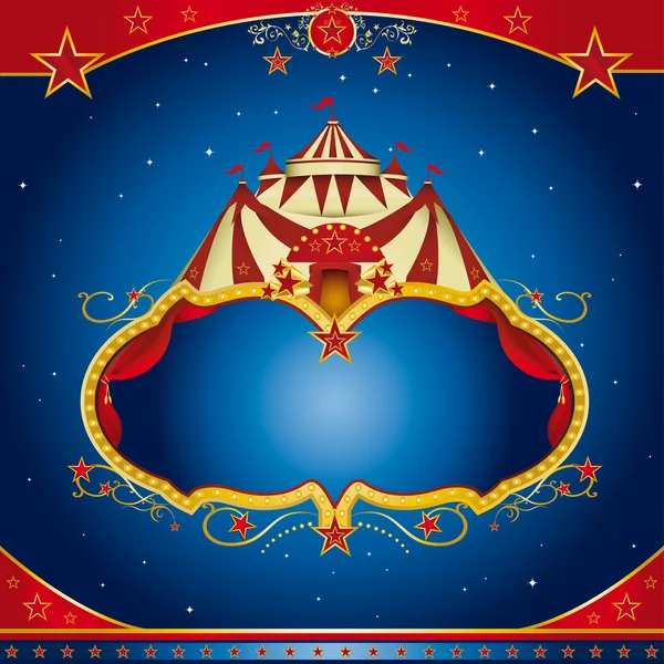 Circus magische brochure — Stockvector