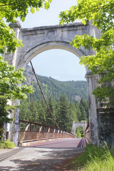 British Columbia tarihi alexandra Köprüsü — Stok fotoğraf