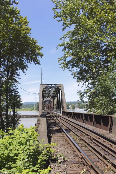 Swing järnvägsbron — Stockfoto
