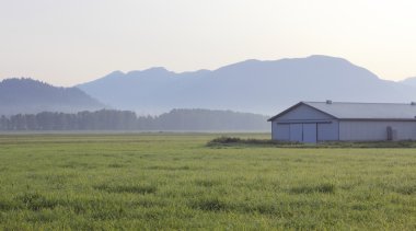 Early Morning Farm Acreage clipart