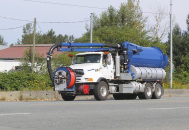 Sewage Cleaning Vehicle clipart