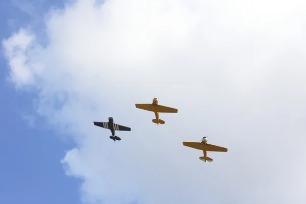 Tres aviones de combate Tweo de la Guerra Mundial —  Fotos de Stock