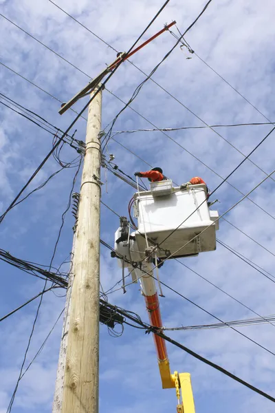 Wodna elektryczna hak up — Zdjęcie stockowe