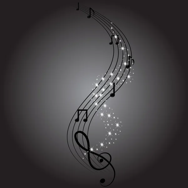 Музыкальные ноты — стоковый вектор