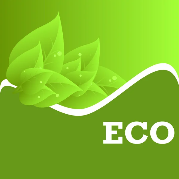 Eco φιλικό εικονίδιο — Διανυσματικό Αρχείο