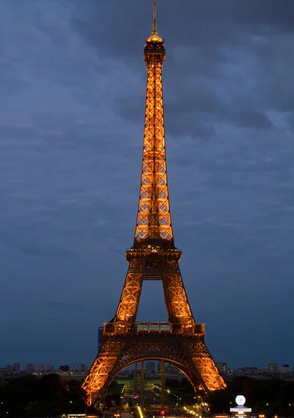 stock image Eiffel Tower at night