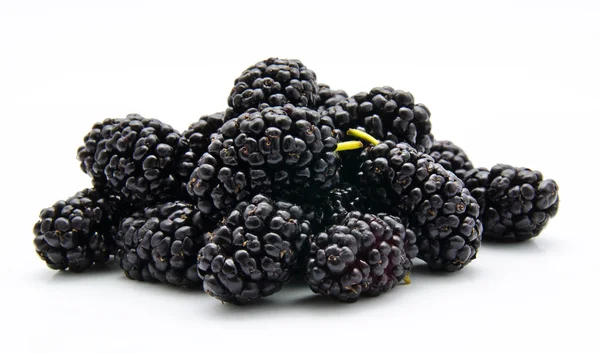 Heap of mulberry on a white — Stock Photo, Image