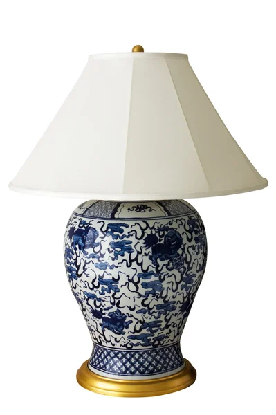 Розкішний китайський лампу з відсічним контуром Ліцензійні Стокові Зображення