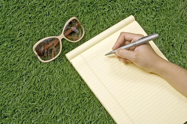 stock image Write On The Grass