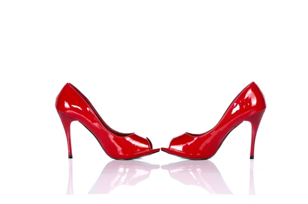 Красные туфли — стоковое фото