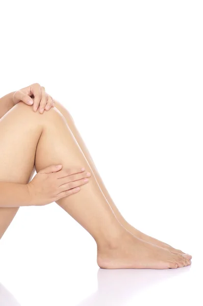 Lesão na perna — Fotografia de Stock