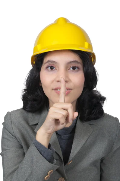 Business Woman Say Secret — Stock Photo, Image