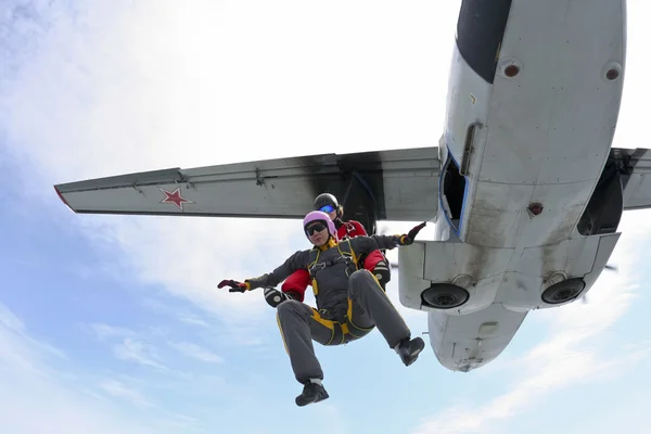 Skydiving foto . — Fotografia de Stock