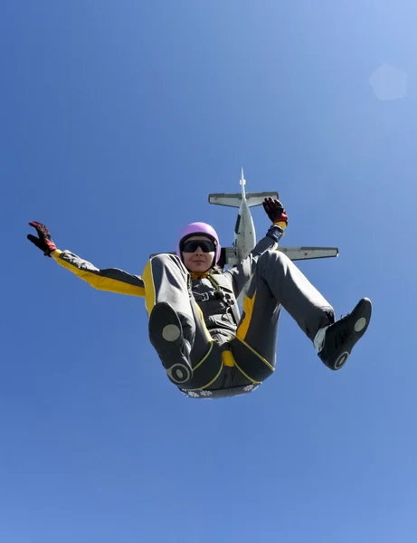 Skydiving fotoğraf. — Stok fotoğraf