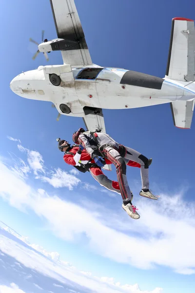 Skydiving photo. — Stock Photo, Image