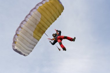 Skydiving photo. clipart