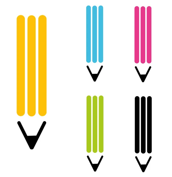 Pencils — Stock Vector