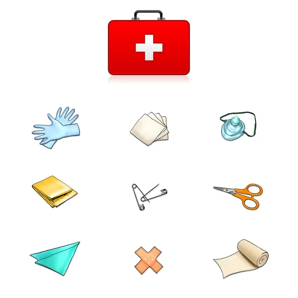 stock image First aid kit illustration