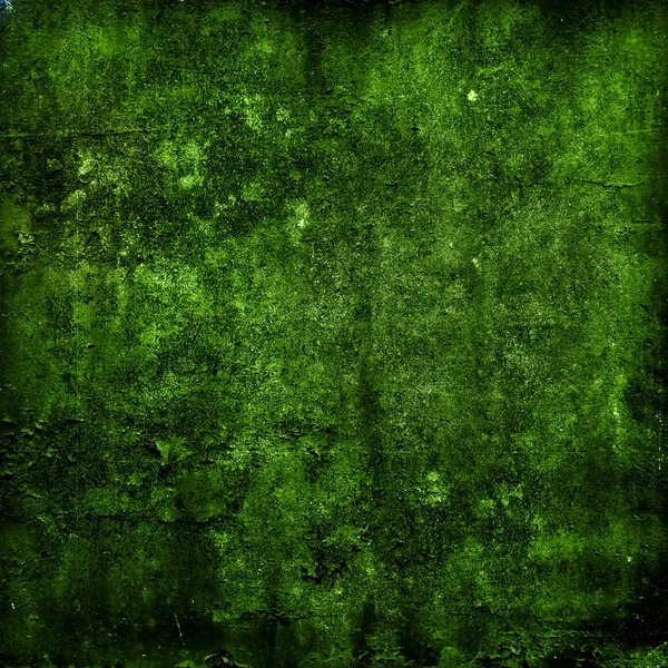 Rough dark green wall — Stock Photo, Image