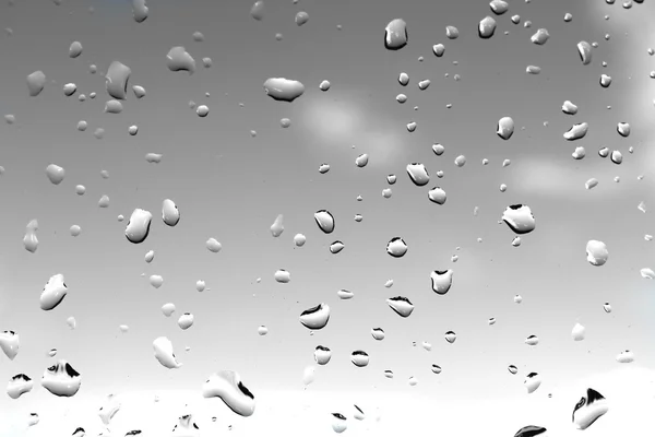 Grau silber Wasser Tropfen Hintergrund — Stockfoto