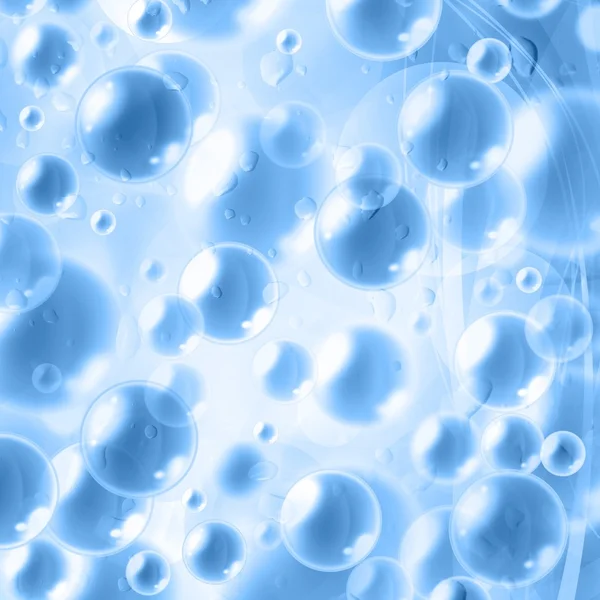 Abstract background water bubbles — Stock Photo, Image