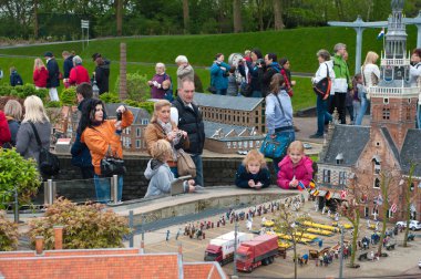 Miniature city Madurodam clipart