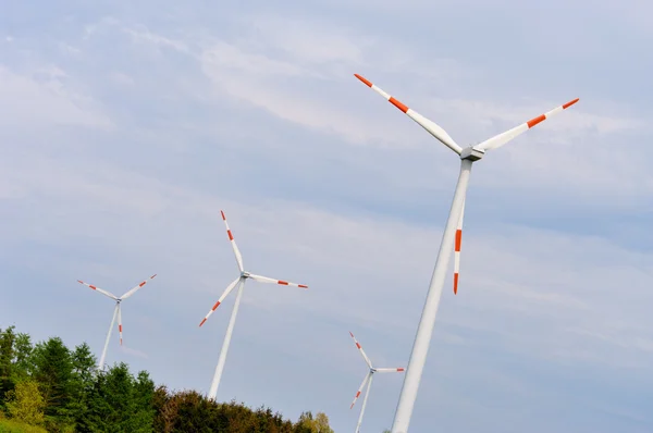 Windmills in landscape — Stock Photo, Image