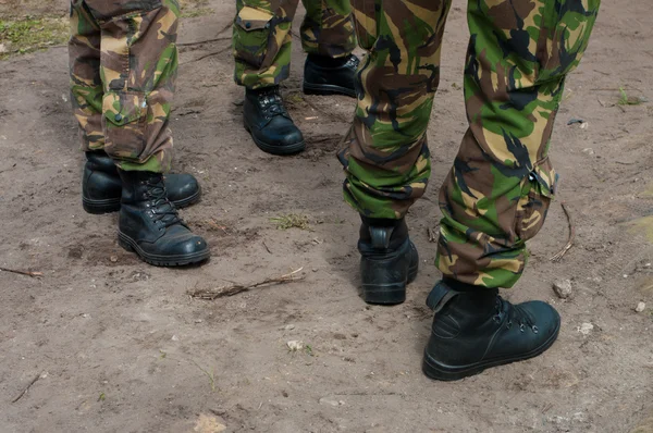 战士的靴子 — 图库照片