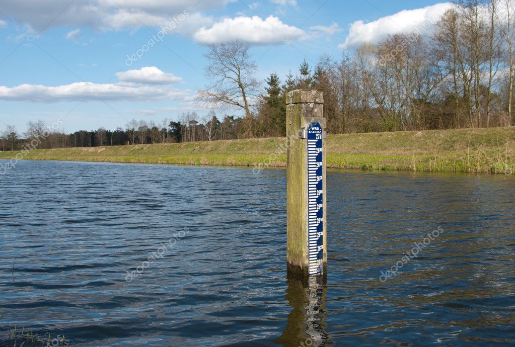 Water level ruler — Stock Photo © hansenn #11167018