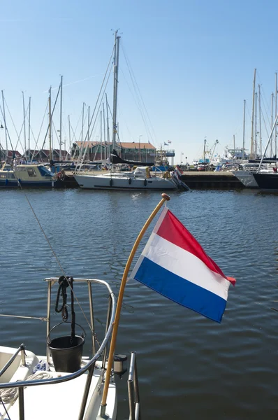 Nizozemská vlajka — Stock fotografie