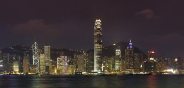 Hong kong manzarası, gece