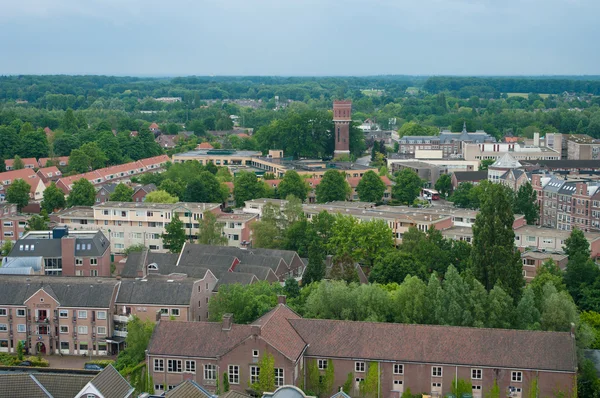 Uitzicht over een Nederlandse stad — Stockfoto
