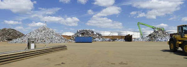 Metal recycling factory — Stock Photo, Image