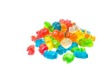 Colourful gummy bears clipart